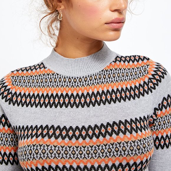 Free People reversible Winter Warmer Sweater Bodysuit - Picture 2 of 7